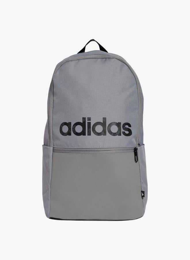 Adidas Logo Print School Backpack With Adjustable Straps And Zip Closure - Image 1