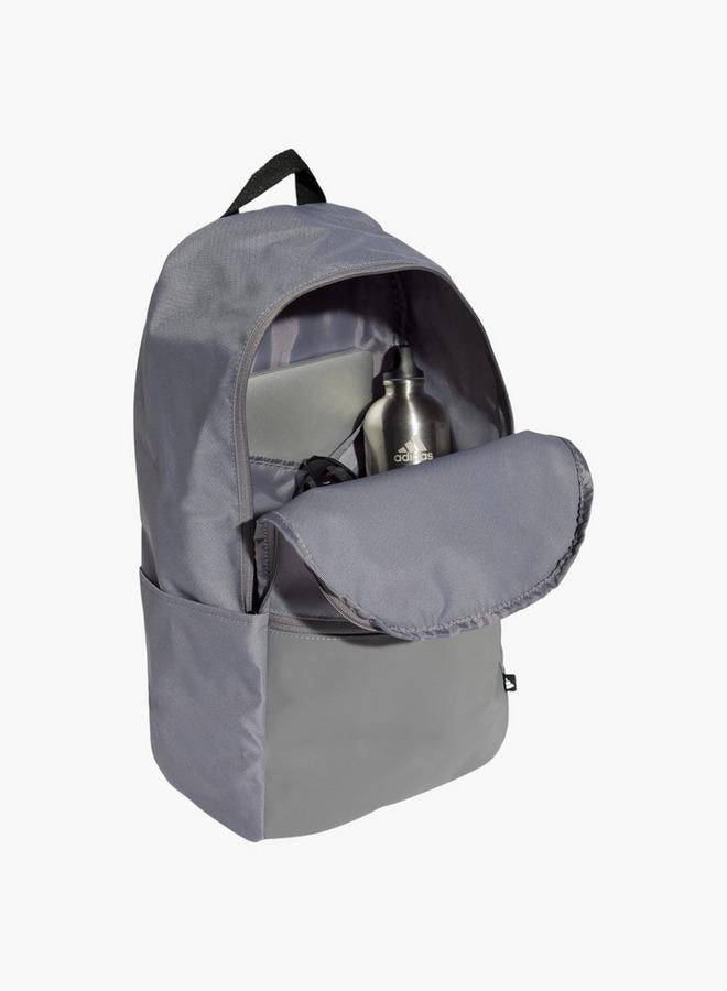 Adidas Logo Print School Backpack With Adjustable Straps And Zip Closure - Image 3