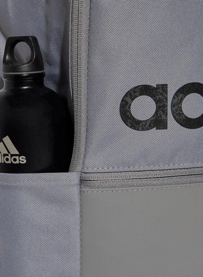 Adidas Logo Print School Backpack With Adjustable Straps And Zip Closure - Image 4