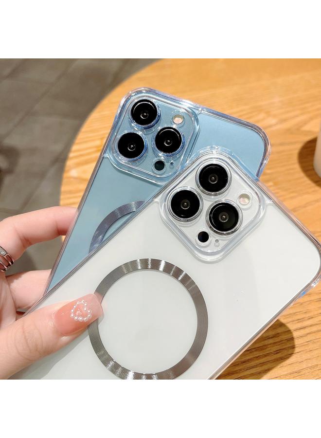 اس-توب جراب لهاتف iPhone 14، جراب زجاجي بدون إطار مع خاصية MagSafe من CD - Image 3