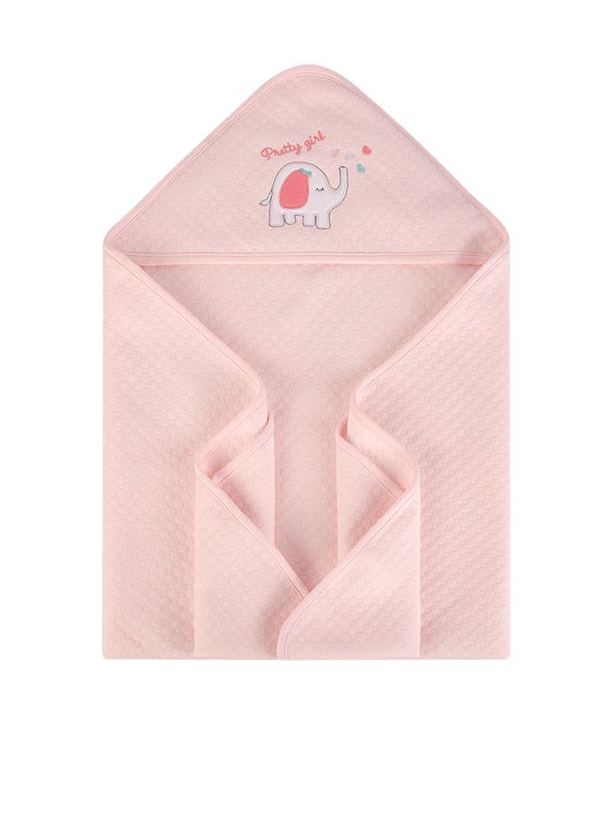 hudson baby Quilted Blanket With Hooded Elephant  - Image 4