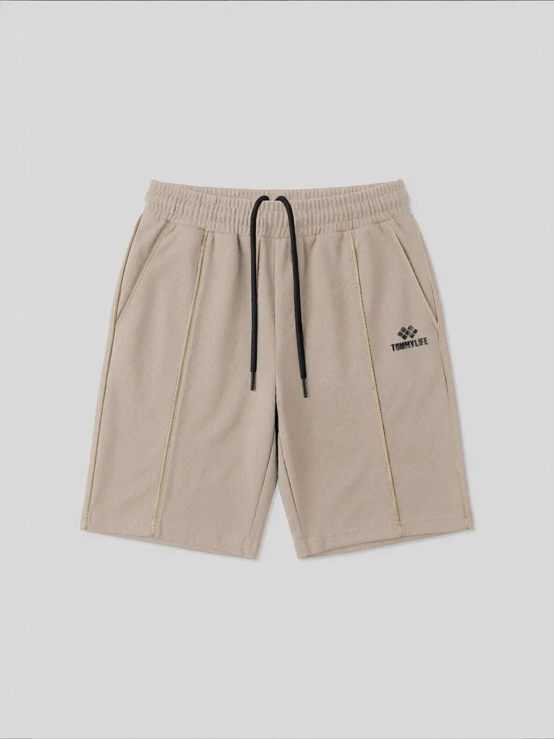TOMMY Men's Mid Waist Wide Leg Shorts