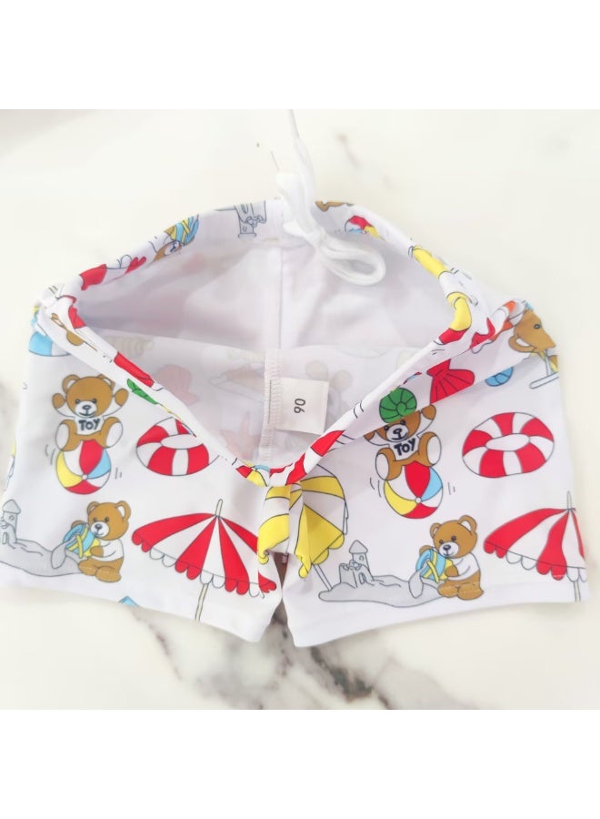 Children swim shorts summer boy swim trunks baby boy swimming shorts girl swim wear  - Image 4