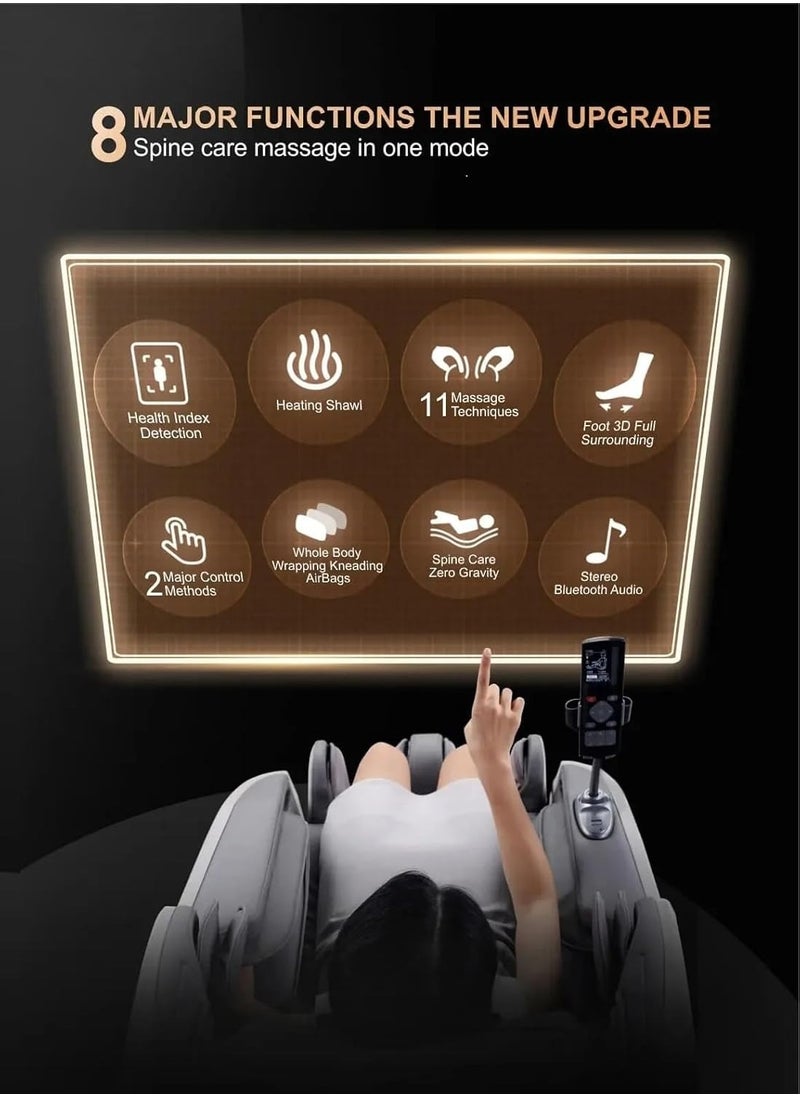Organized Home - iRest Massage Chair A550 With Voice Control i-OPEN flexible guide 4D-Pro precision movement Dual intelligent detection Electric calf telescopic 3D all-inclusive air bag for foot - Image 1