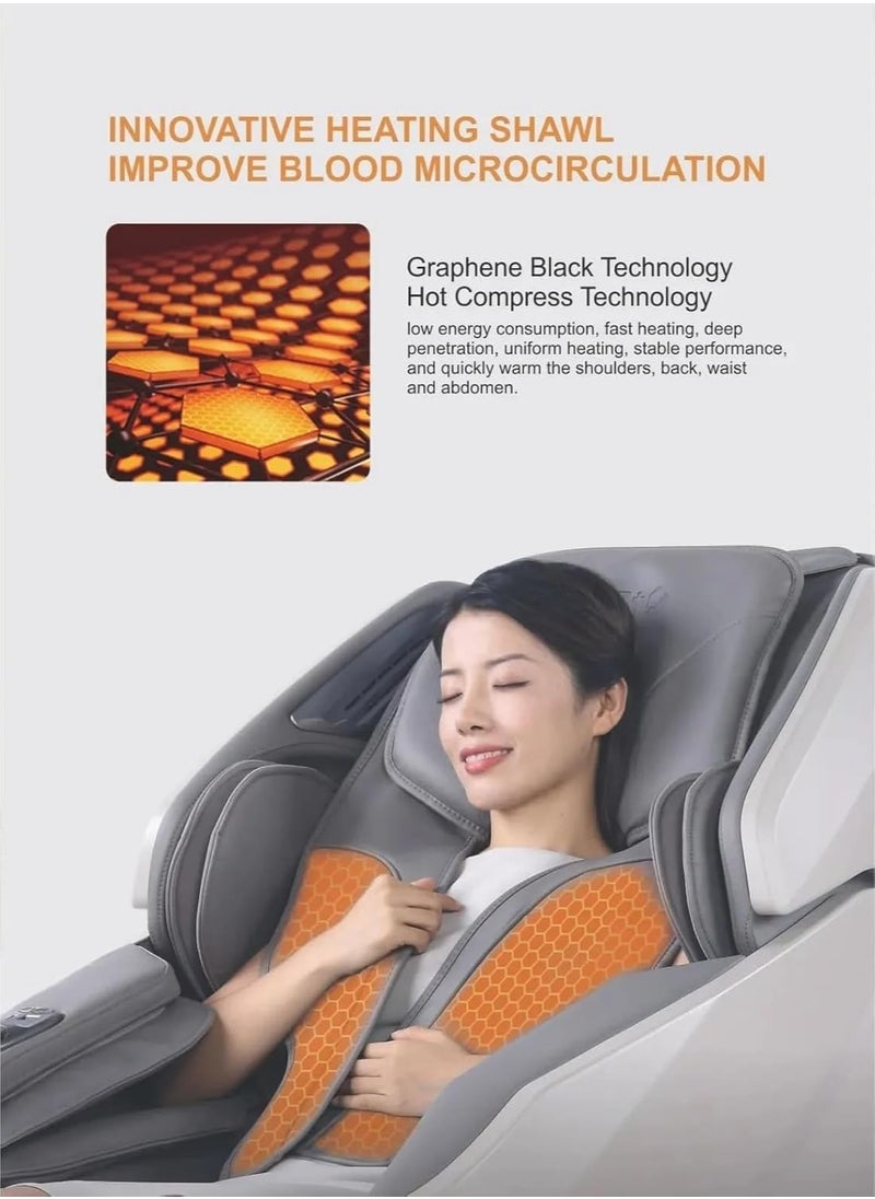 Organized Home - iRest Massage Chair A550 With Voice Control i-OPEN flexible guide 4D-Pro precision movement Dual intelligent detection Electric calf telescopic 3D all-inclusive air bag for foot - Image 1