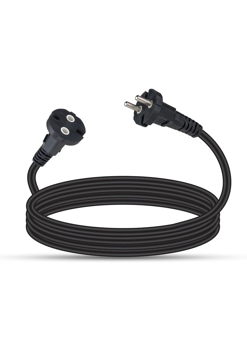 SUPER GEC - Super GEC MaleFemale Extension Cord HighConductivity Copper Wires Multipurpose Suitable for Computers Televisions Kitchen Appliances Power Tools and More 2 Pin 9 Meter Black - Image 1