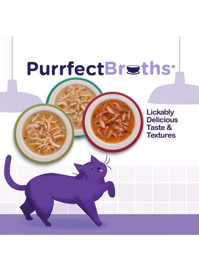 راتشل راي طعام القطط الرطب Nutrish Purrfect Broths، عبوة متنوعة، كيس 1.4 أونصة (عبوة من 24)، خالٍ من الحبوب - Image 5