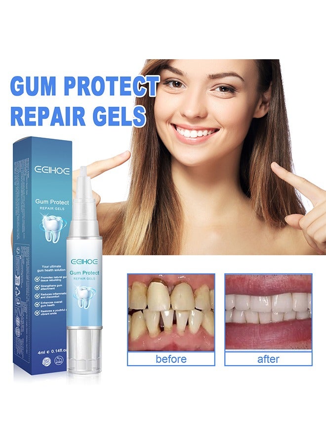 EELHOE Gum Protect Repair Gels-Teeth Whitening,Remove Deep Dirt ,Restore Oral Health for Men and Women 4ml - Image 1