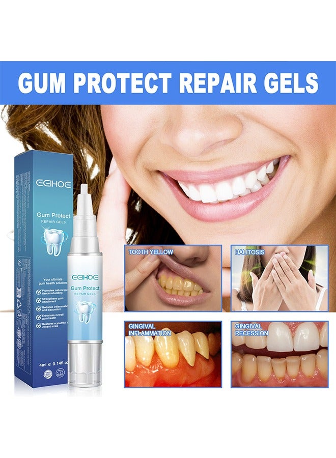 EELHOE Gum Protect Repair Gels-Teeth Whitening,Remove Deep Dirt ,Restore Oral Health for Men and Women 4ml - Image 2