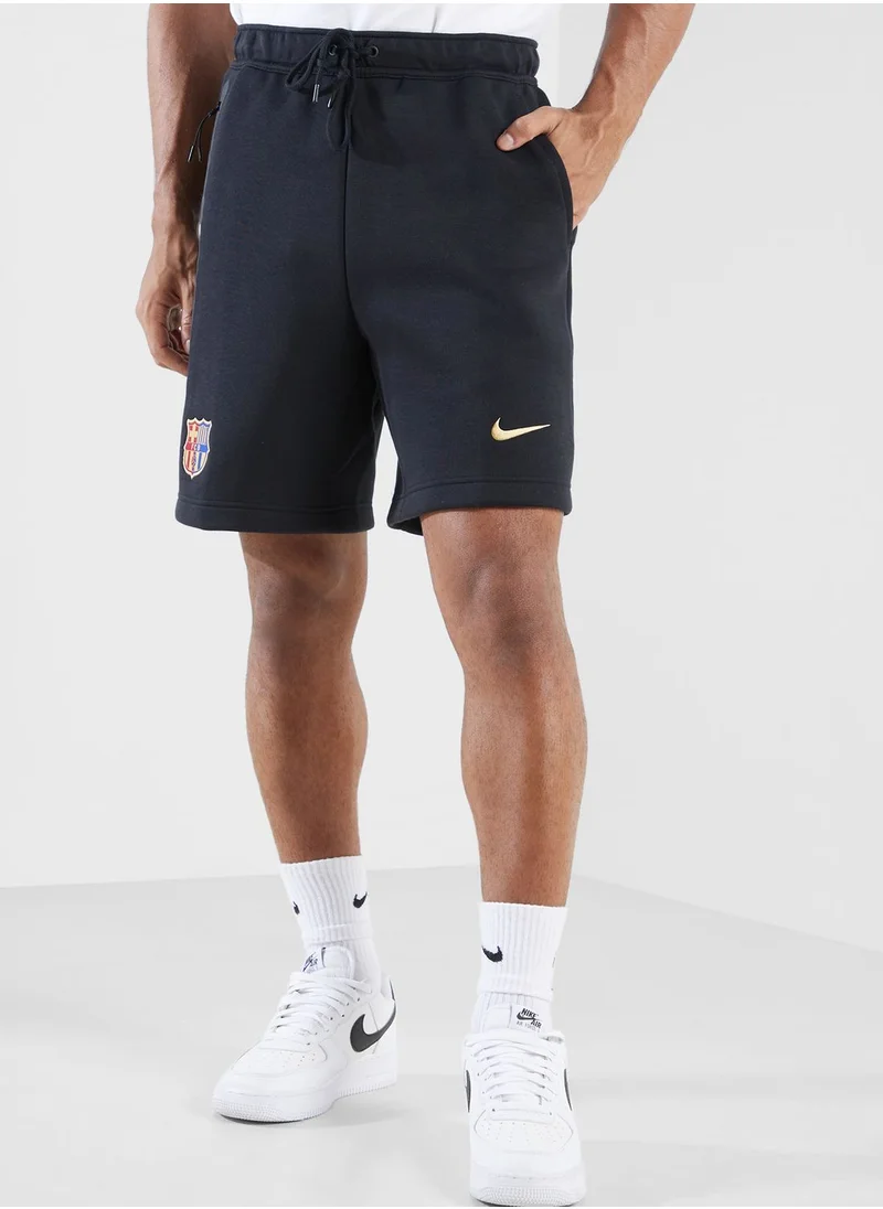 Nike Fc Barcelona Tech Fleece Shorts