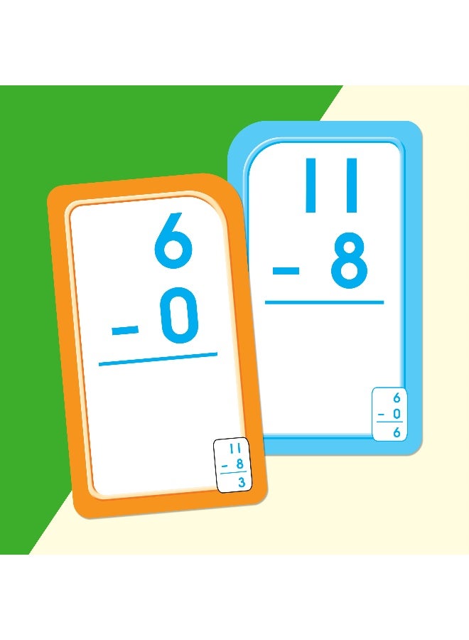 Hinkler School Zone Subtraction 0-12 Flash Cards – Master Subtraction Skills - Image 3