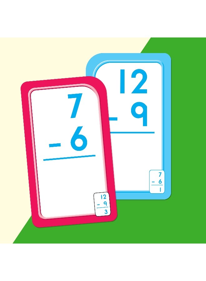 Hinkler School Zone Subtraction 0-12 Flash Cards – Master Subtraction Skills - Image 2