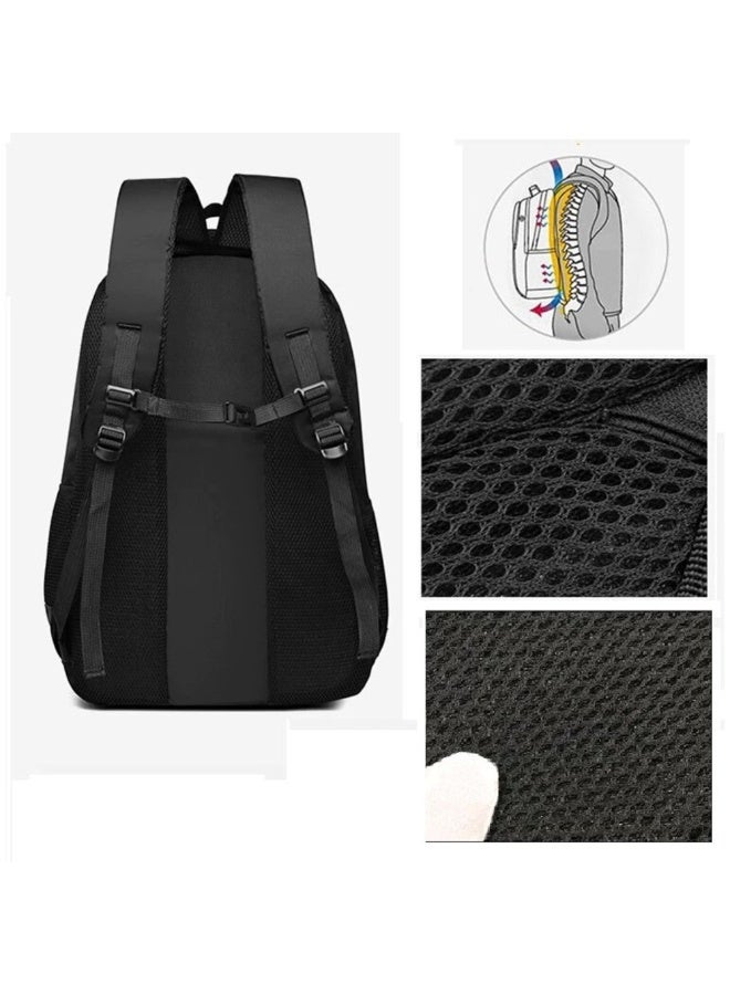 Casual Double Shoulder Backpack High Quality Waterproof with Large Capacity [20-36] Litre, Zipper Closure Good Load-bearing Adjustable Strap Oxd Cloth Wear-resistant and Multi-Function for Travel, Laptop 15.6 inch, College, Luggage,Outdoor and Sports Backpack 60*25*38 cm - Image 5