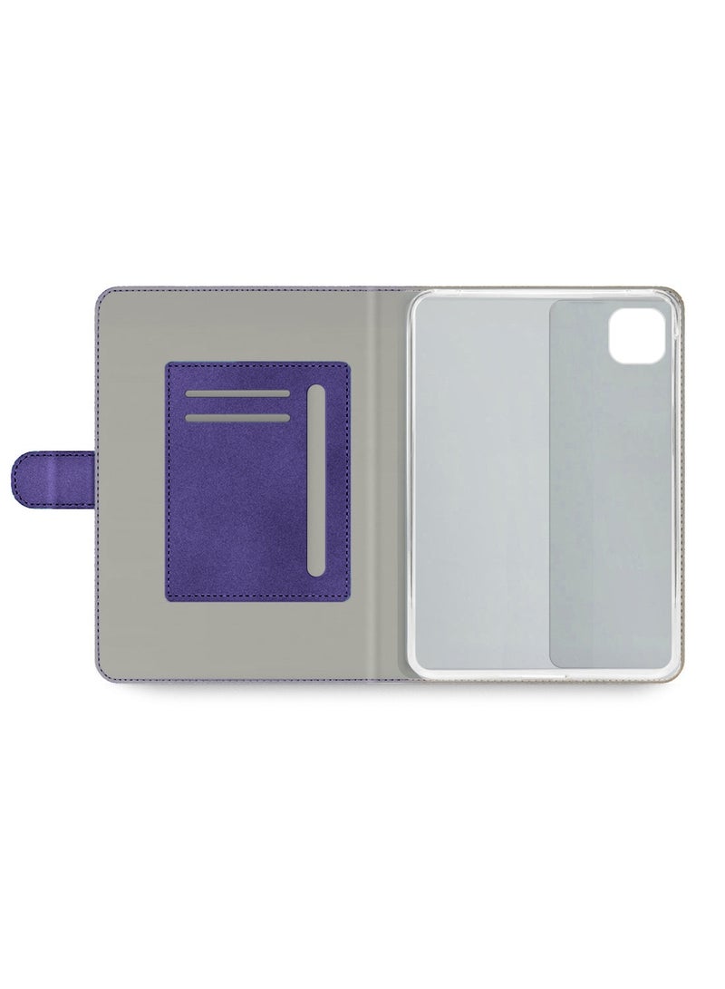 اوميكر حافظة فليب بغطاء مغناطيسي من الجلد الصناعي لجهاز Honor Pad X9a 11.5 4G 2025 (TCFPSR) - بنفسجي - Image 3