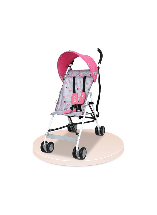 Nurtur Multicolour Lightweight Rex Buggy Stroller With Compact Foldable Canopy, Shoulder Strap For 6-36 Months  - Image 1