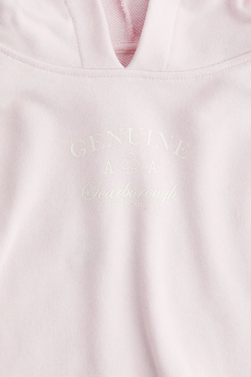 H&M Printed cropped hoodie