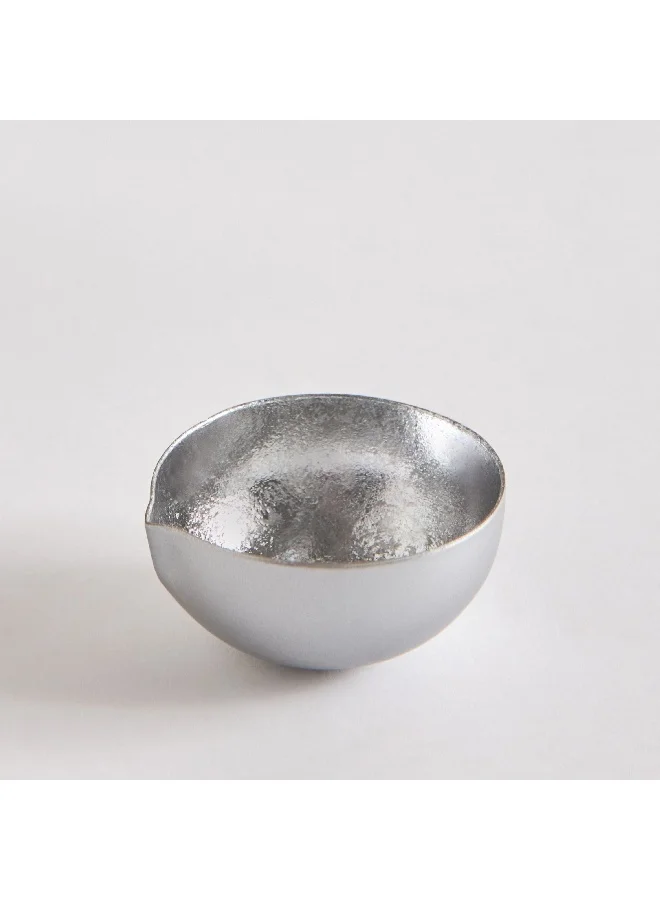 Home Box Neom 1-Tip Foiled Metal Diya 5.5 x 5.5 x 3 cm