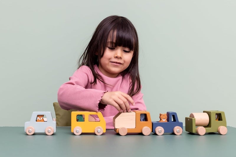 Trixie Wooden animal car set - Image 3