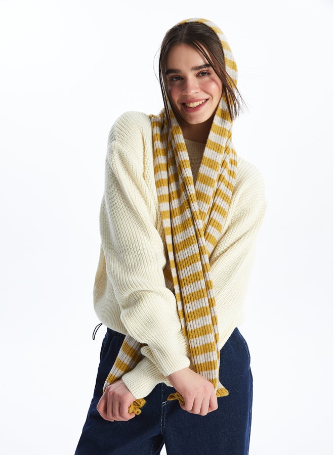 LC WAIKIKI Crew Neck Straight Long Sleeve Women's Knitwear Sweater  - Image 1