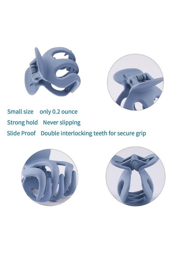 CHIROGRAPHY شيروغرافي 6 قطع مشابك شعر مميزة 1.37 بوصة ملونة صغيرة لمشابك الشعر لذيل الحصان العالي (عبوة ف 6) - Image 3