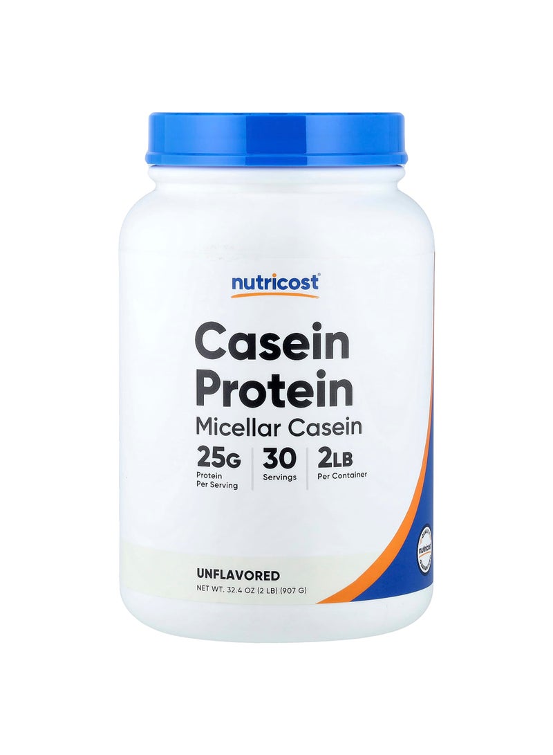 Nutricost Casein Protein, Unflavored, 2 lb (907 g)