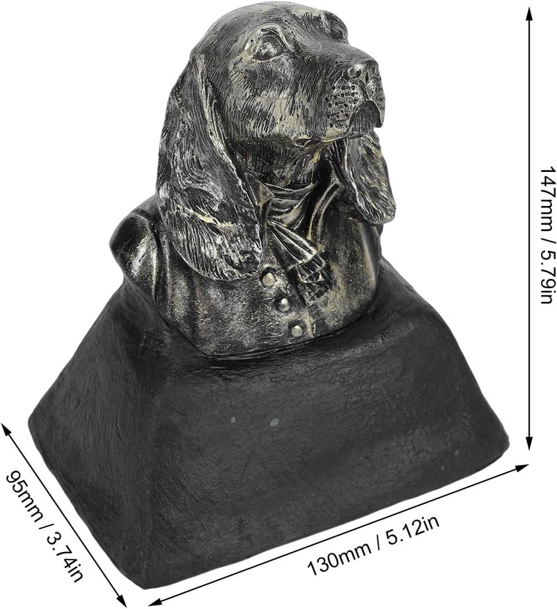 MAVIS LAVEN Dog Memorial Headstone, Personalized Pet Grave Marker with Dog Head Statue, for Garden Yard - Image 4