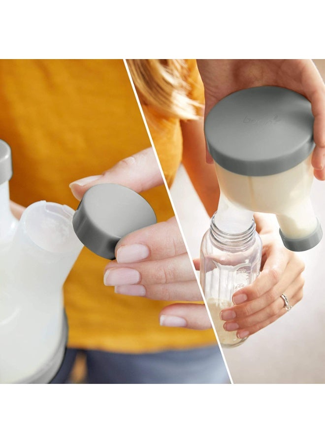 بون موزع تركيبة بون ترايبود (رمادي)، سهل تخزين أغذية الأطفال لأغذية الأطفال أثناء التنقل، مثالي للآباء الجدد، ملحقات الأطفال للآباء، يحتوي على تركيبة لـ 3 زجاجات سعة 8 أونصة - Image 4