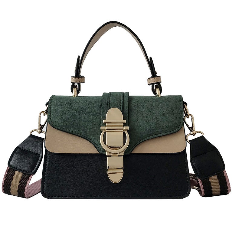 Small Square Lock Crossbody Bag