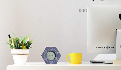 Znewtech Hexagon Rotating Productivity Clock, Pomodoro Timer with 5,15, 30, 45, 60 Minute Presets, Timer for People with ADHD (Orange) - Image 5