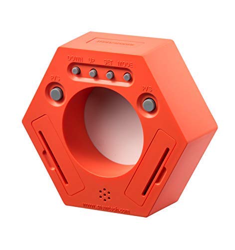 Znewtech Hexagon Rotating Productivity Clock, Pomodoro Timer with 5,15, 30, 45, 60 Minute Presets, Timer for People with ADHD (Orange) - Image 3