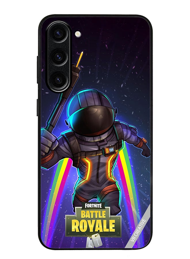 VR CREATIVE Protective Case Cover For Samsung Galaxy S24 Fortnite Space Bomber Design Multicolour - Image 1