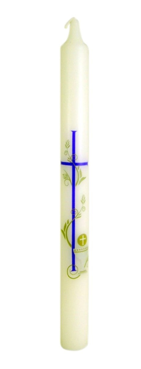 Roman White Communion Candle 95646 - Image 1