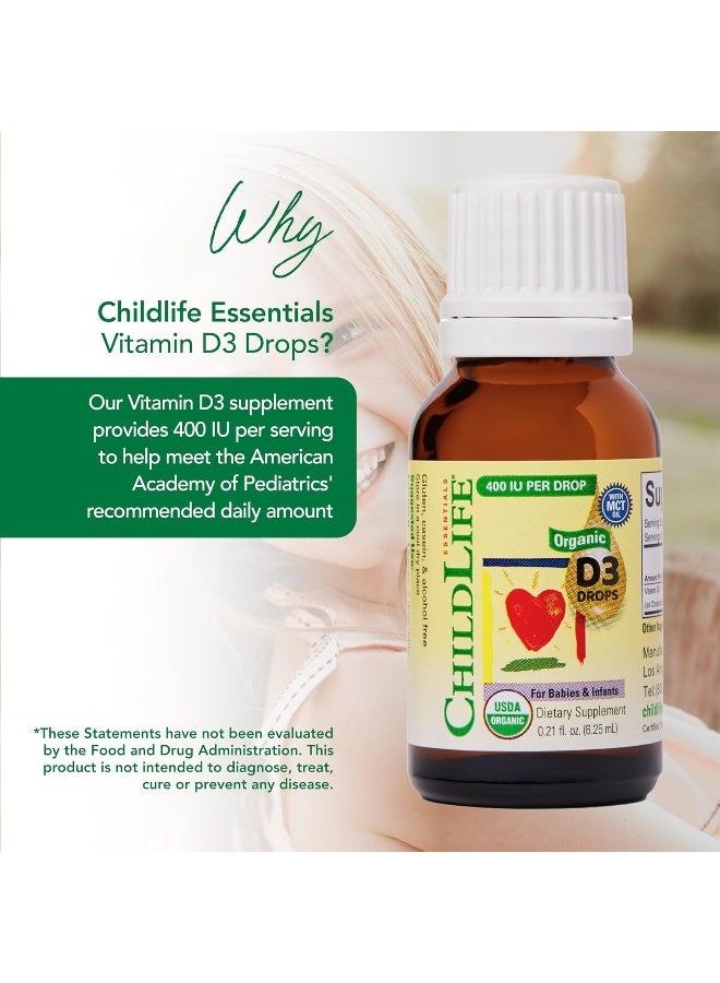 CHILDLIFE ESSENTIALS Organic Vitamin D3 Drops for Infants - Image 3