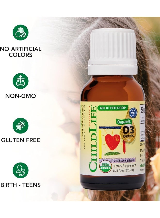 CHILDLIFE ESSENTIALS Organic Vitamin D3 Drops for Infants - Image 4
