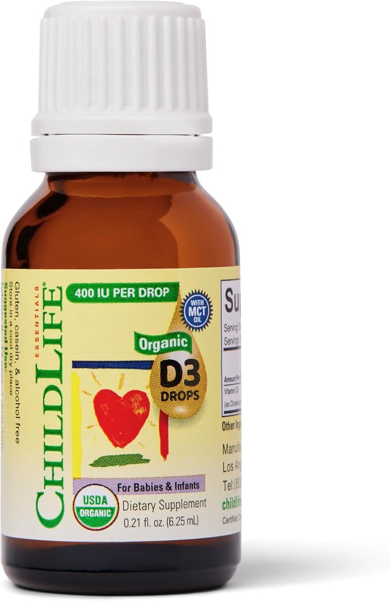 CHILDLIFE ESSENTIALS Organic Vitamin D3 Drops for Infants - Image 1