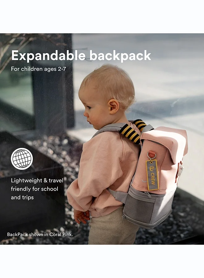 ستوك Stokke JetKids BackPack, Moonglow White - Expandable Design for Kids 2-7 Years Old