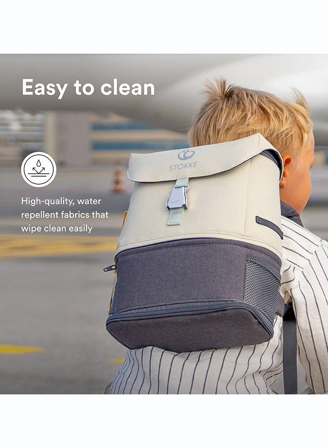 Stokke JetKids BackPack, Moonglow White - Expandable Design for Kids 2-7 Years Old - Image 3