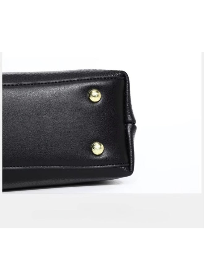 Rup Art Luxury Leather Women’s Handbag – Double Compartment Shoulder & Crossbody Bag, Fashion Square Messenger Bag for Ladies  - Image 4