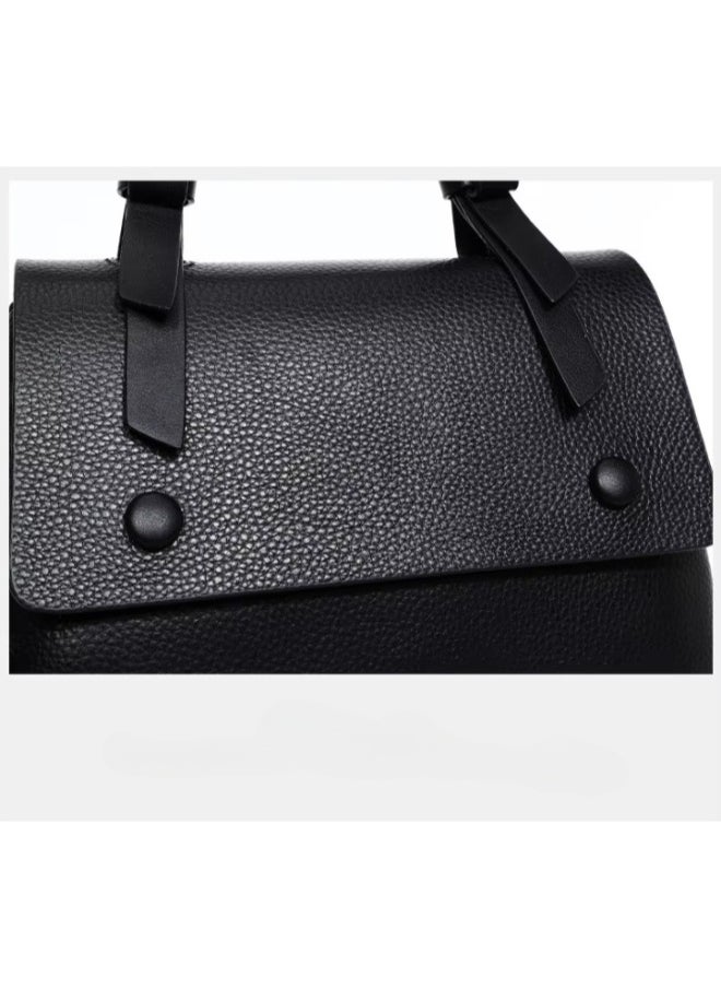 Rup Art Luxury Leather Women’s Handbag – Double Compartment Shoulder & Crossbody Bag, Fashion Square Messenger Bag for Ladies  - Image 5