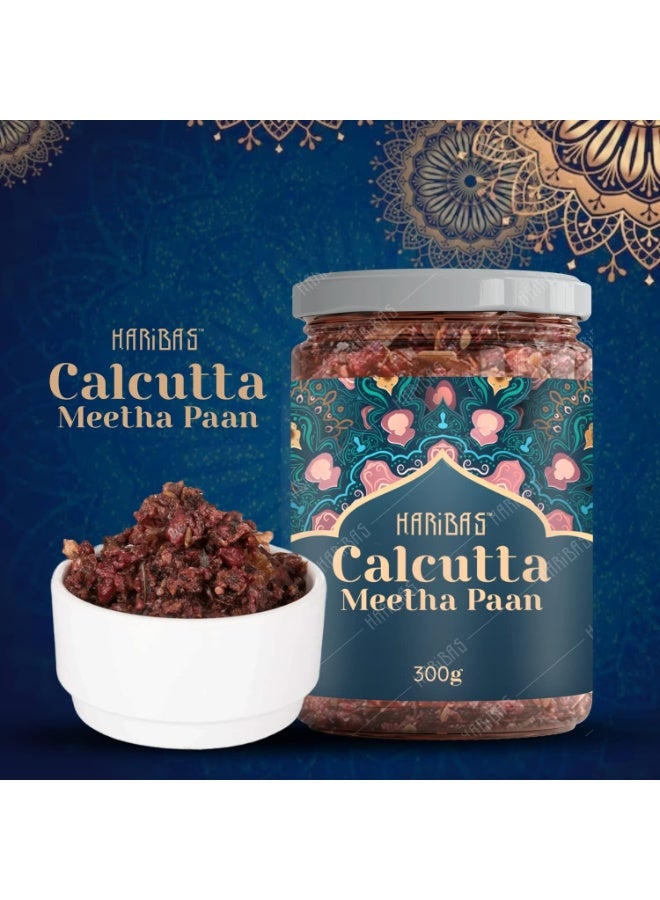 HARIBAS Premium Calcutta Meetha Paan 300gm, Without Supari | Dry Paan Digestive, After-Meal Snack | Sweet Paan Hygienically Packed Traditional Mukhwas, Mouth Freshener - Image 3