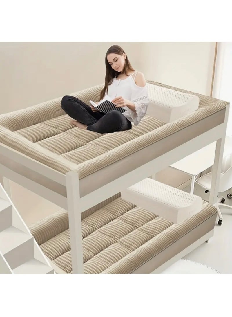 Foldable Roll-Up Mattress for Dorm Room 90*200cm,Fluffy and Breathable Tatami Cushion, Suitable for Camping, Dormitories, and Guest Rooms - Image 2