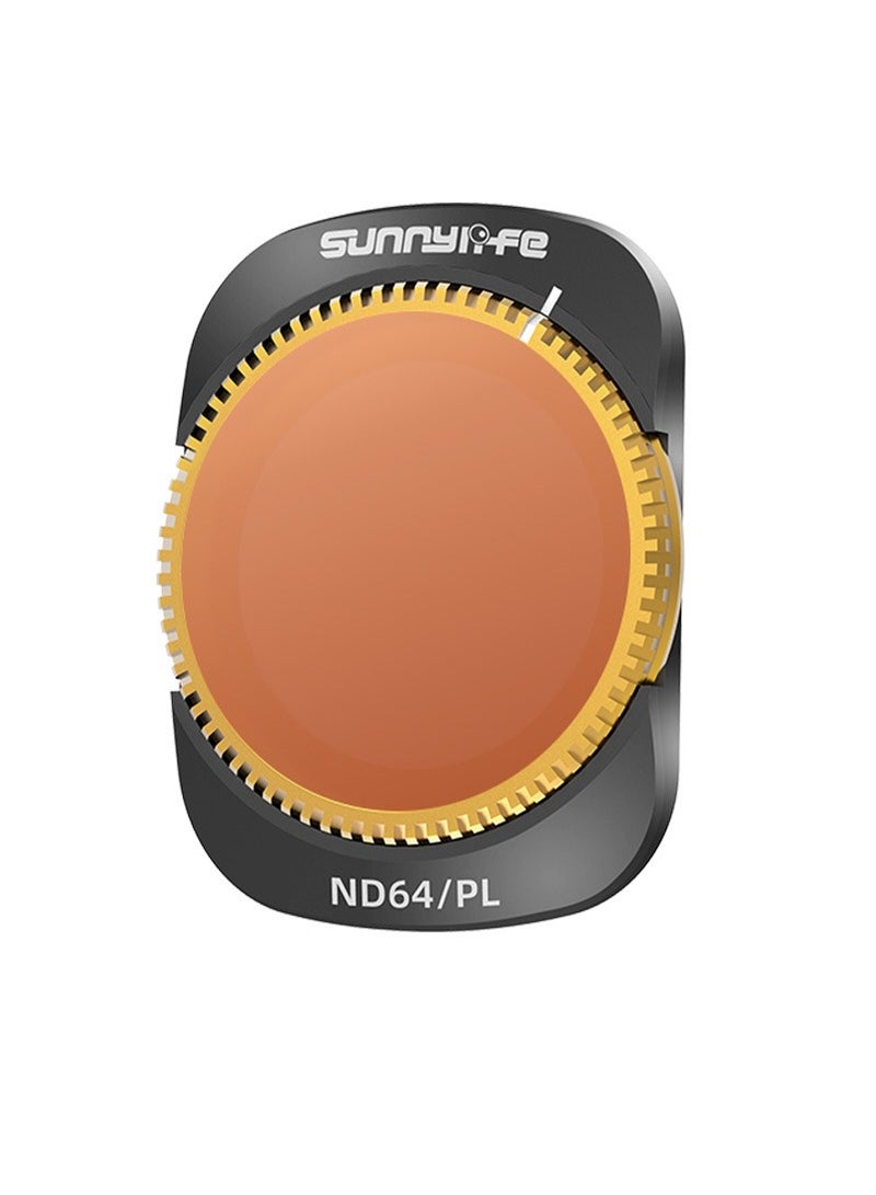 Sunnylife ND Polarized Filter, Magnetic Adjustable OSMO Pocket 3 Filter, Magnetic Adjustable Metal Polarizer Filter, Lightweight Camera Lens Filter Accessories, (1pc, ND64 PL)  - Image 1