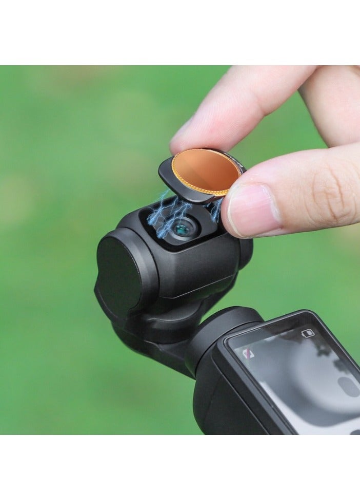 Sunnylife ND Polarized Filter, Magnetic Adjustable OSMO Pocket 3 Filter, Magnetic Adjustable Metal Polarizer Filter, Lightweight Camera Lens Filter Accessories, (1pc, ND64 PL)  - Image 2