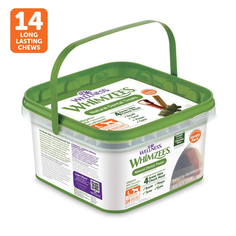 Whimzees Variety Value Box Large NET WT 29.6 OZ (14 pieces) - Image 2