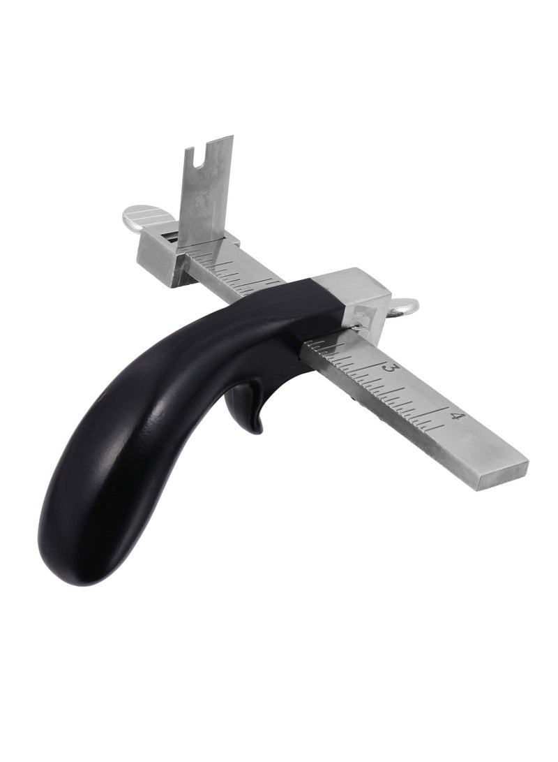 SYOSI Leather Cutting Tool Leather Craft Cutter Knife Blade Tools for Bag Straps Leathercraft Accessories Cutting Tool for Belt Strip DIY Leather Cutting Device  - Image 1