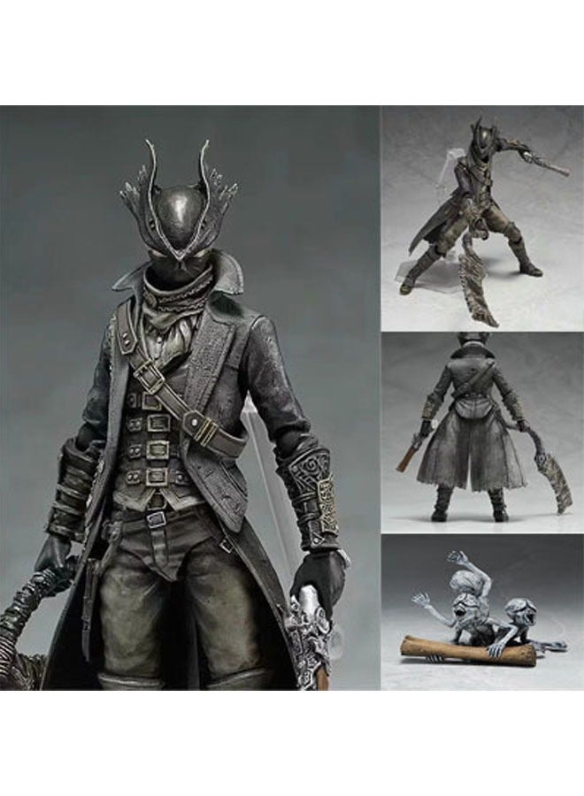 general Bloodborne Curse Hunter Hunter with Messenger Bonus Hands-on Model,, PVC Model Toy Decoration Collection Gifts - Image 5