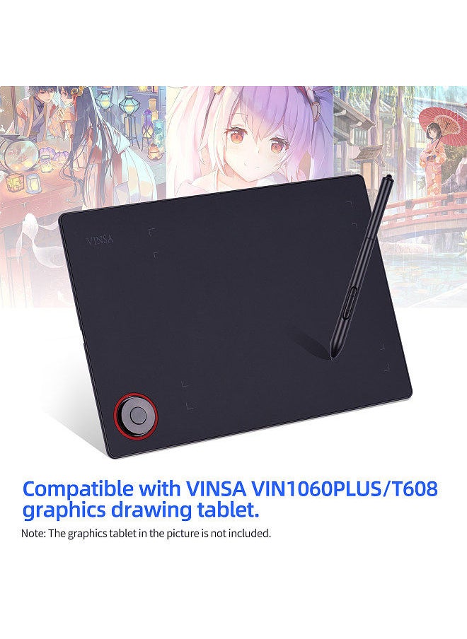 Generic - Battery-Free Stylus 8192 Levels Pressure Compatible with VINSA VIN1060PLUS/T608 Graphics Drawing Tablet - Image 1