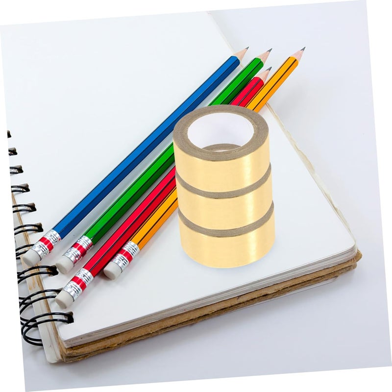 Solid Color Washi Tape 3 Pack Japanese Paper DIY Decorative Craft Tape for Scrapbooking Notebook - Image 4