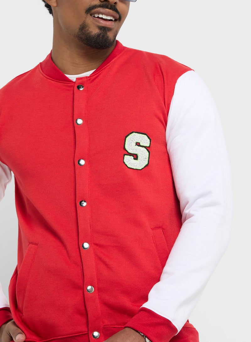 Seventy Five Mens Varsity Jacket  - Image 3