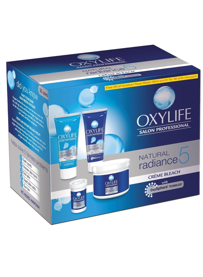 Oxylife Natural Radiance 5 Creme Bleach, 310g - Image 1